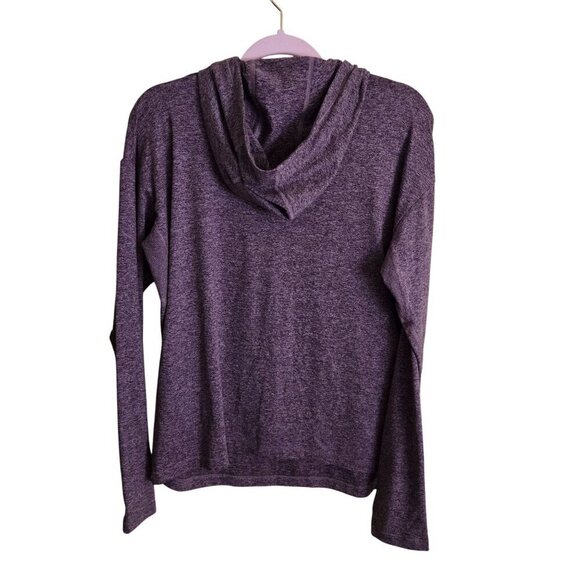 Athleta Uptempo ll Hoodie Sweatshirt Pino Plum Heather 2022 Size M - Picture 3 of 8